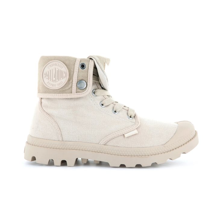 Bottes Palladium Baggy Femme Beige | FR RYN015X